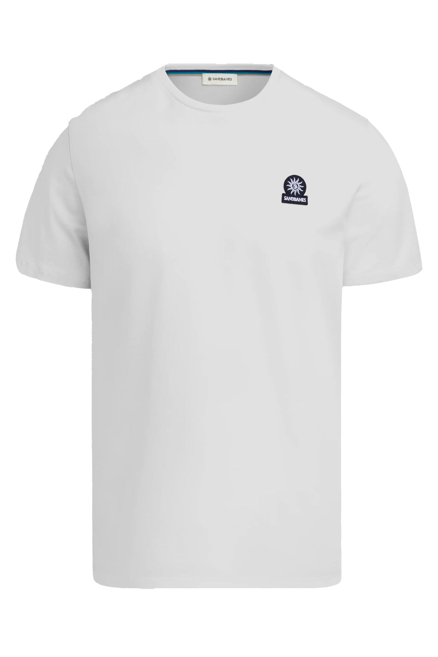 Maglietta con logo distintivo Sandbanks bianca