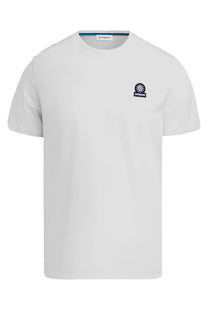 Sandbanks Badge Logo T-shirt White Sandbanks