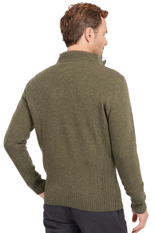 Barbour Nelson Essential Essential Half Zip Knitwear Algues