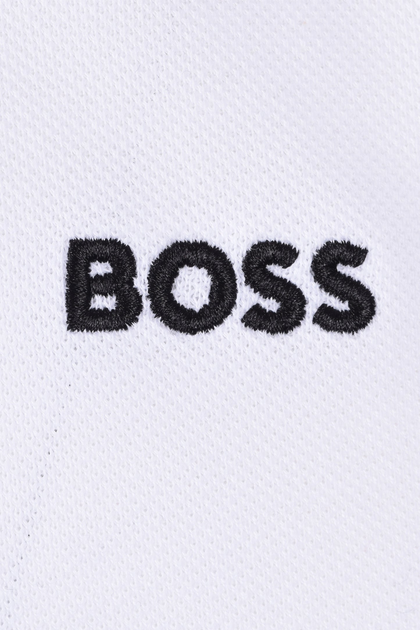 Boss Paddy Polo Shirt Open White