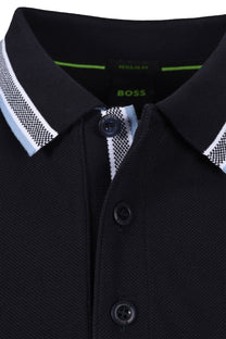 Boss Paddy Polo Shirt Navy Boss Green