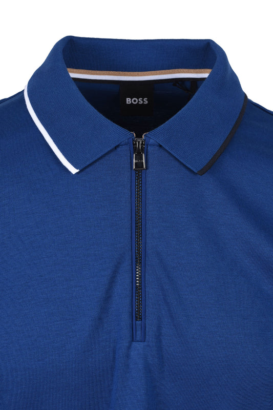 Polo Boss C-paras 30 bleu ouvert