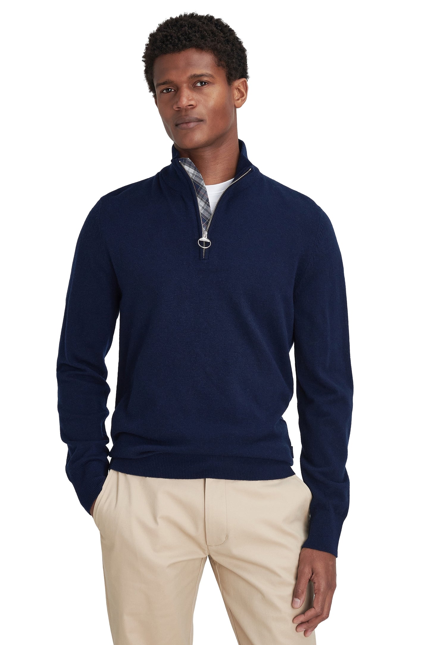 Barbour Marlow Half Zip Knitwear Bleu marine