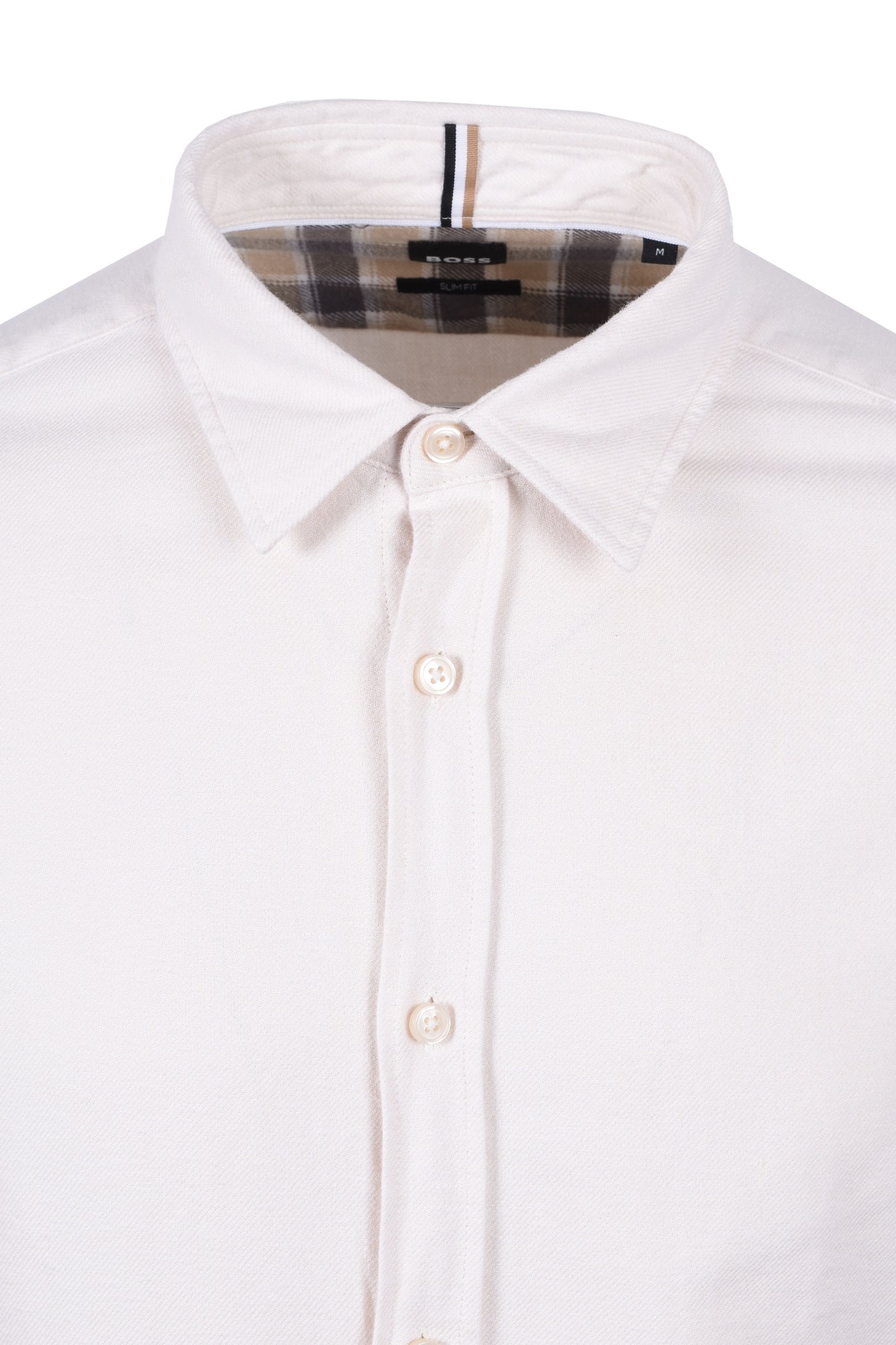 Boss C-roan-kent-c4-244 Camicia Bianca Aperta