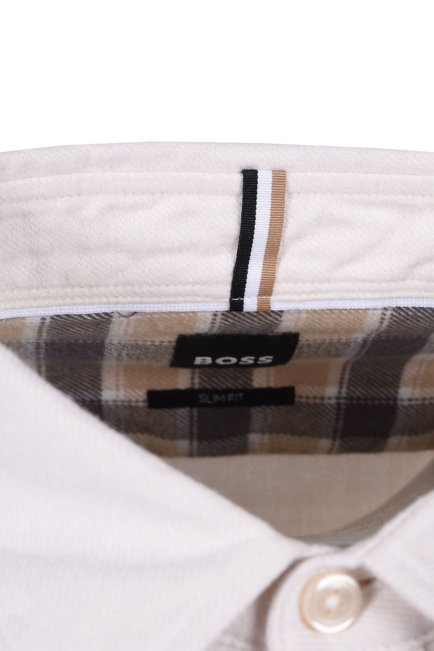Boss C-roan-kent-c4-244 Camicia Bianca Aperta