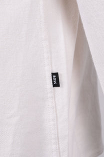 Boss C-roan-kent-c4-244 Shirt Open White BOSS Black