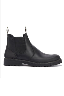 Barbour Patton Chelsea Boot Black Barbour