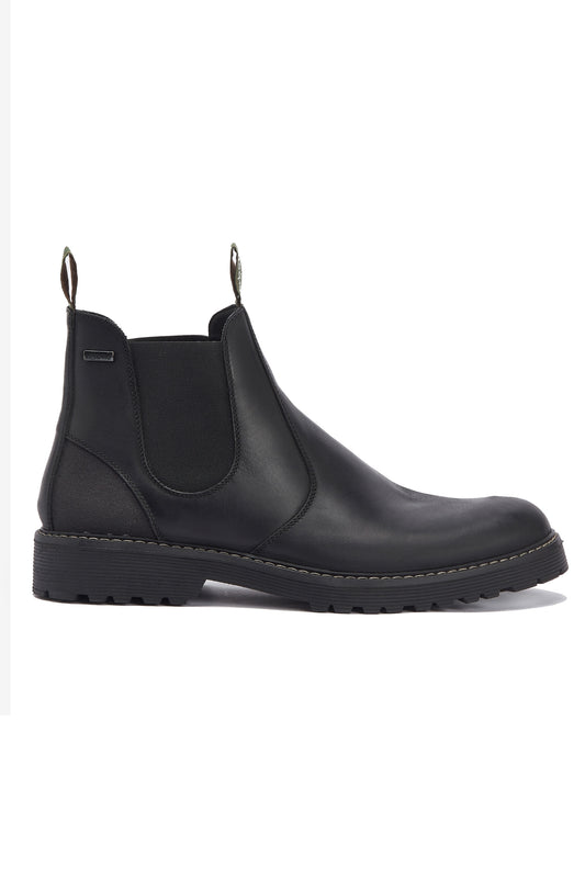 Barbour Patton Chelsea Boot Black