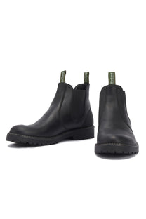Barbour Patton Chelsea Boot Black Barbour