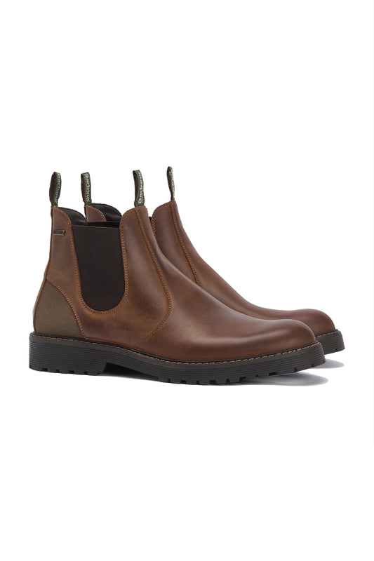 Barbour Patton Chelsea Boot Teak