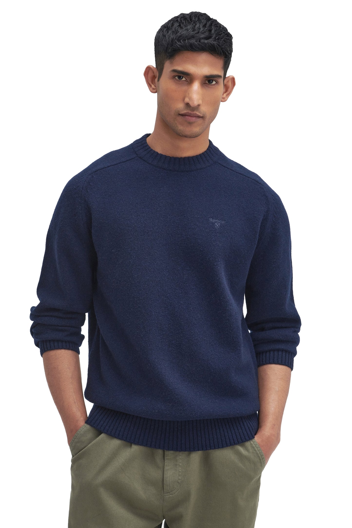 Barbour Grangetown Crew Neck Navy