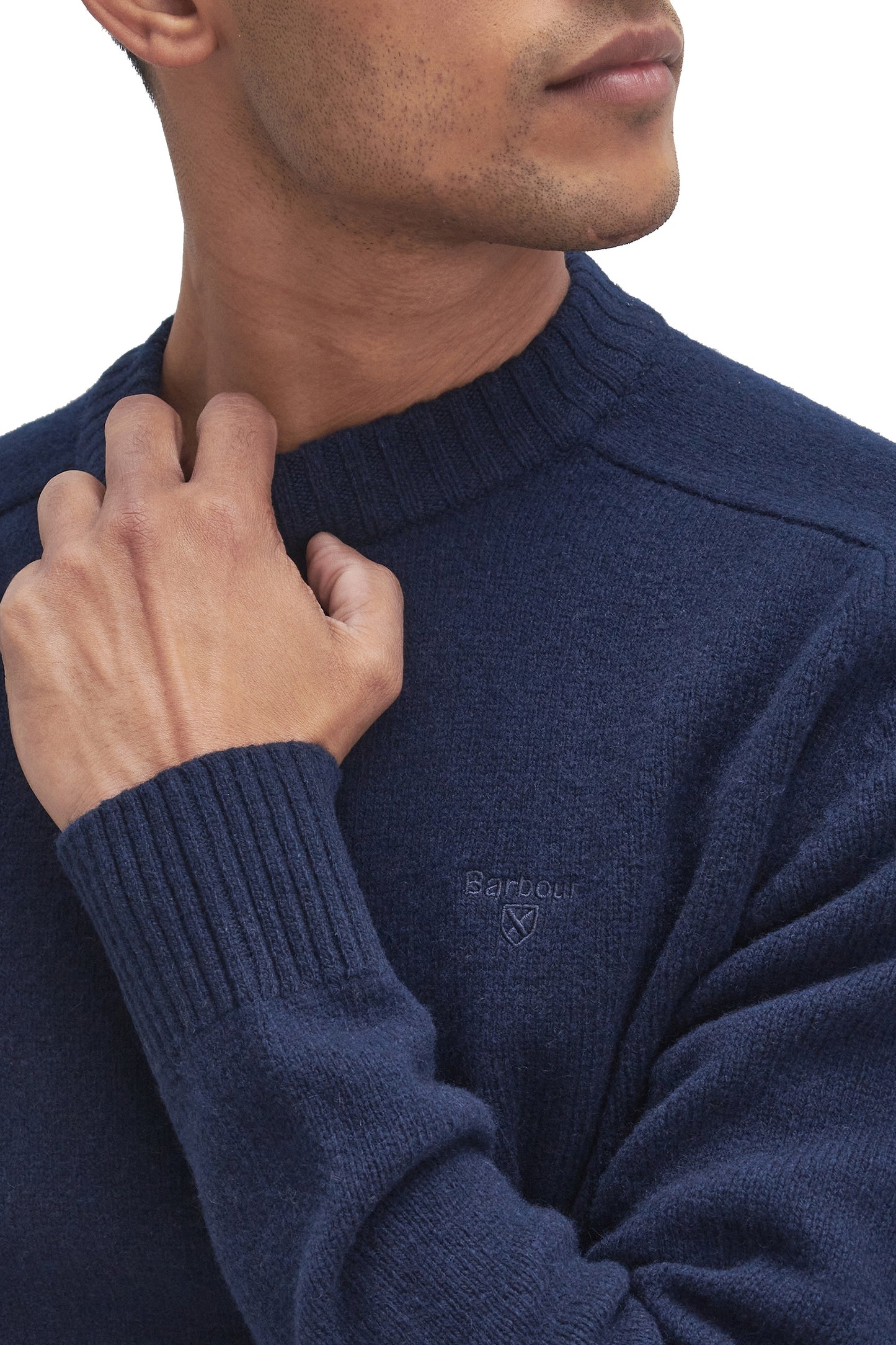 Barbour Grangetown Crew Neck Navy