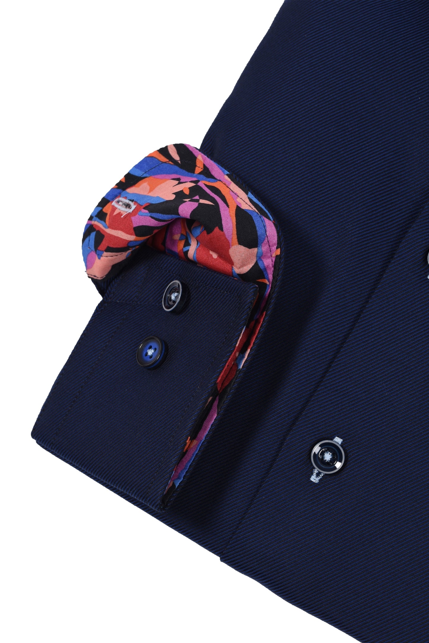 Camicia in twill R2 blu navy