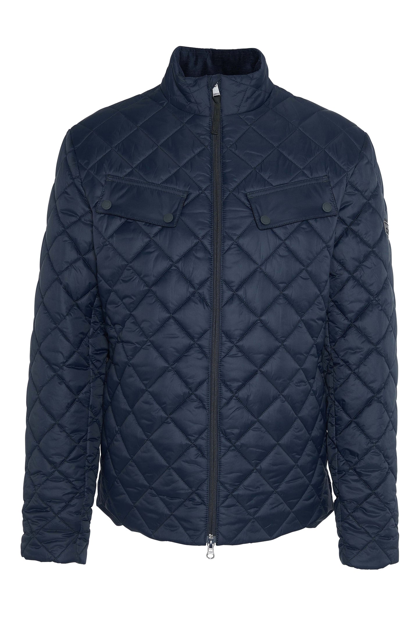 Barbour International Ariel Box Quilt Navy