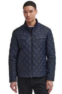 Barbour International Ariel Box Quilt Navy Barbour International