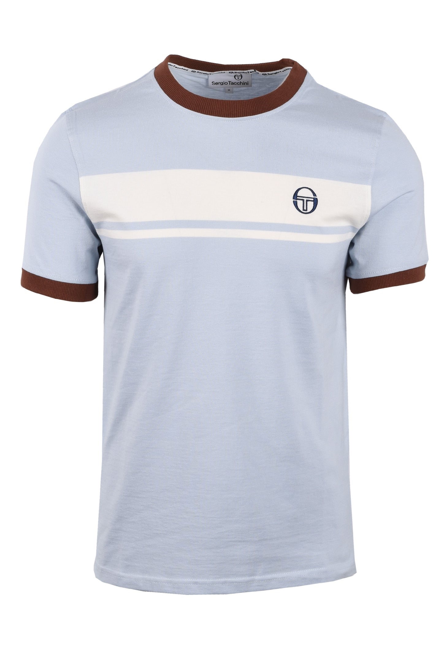 T-shirt Master Sergio Tacchini Bleu Céleste/Gardénia/Cappuccino
