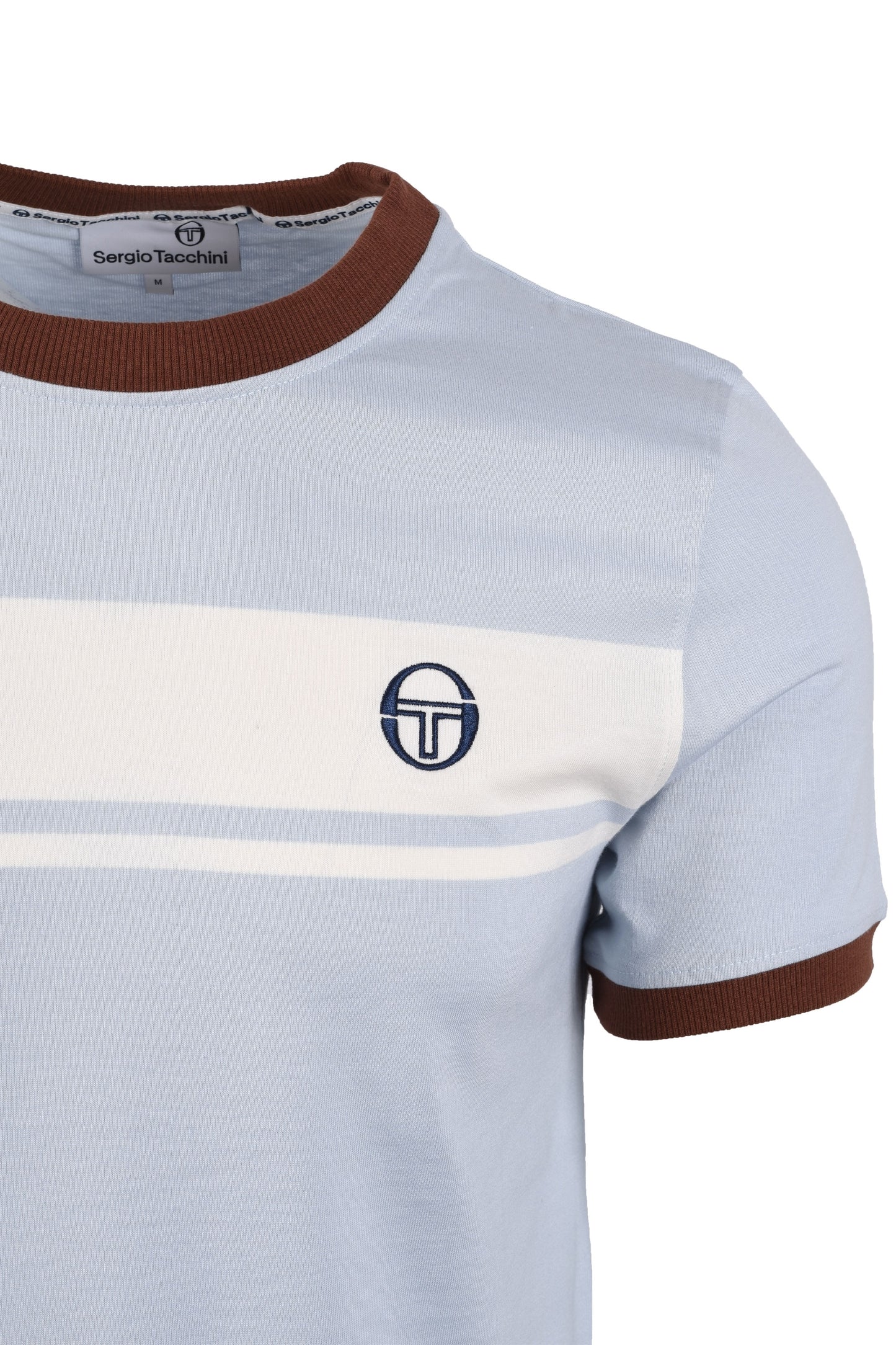 T-shirt Master Sergio Tacchini Bleu Céleste/Gardénia/Cappuccino