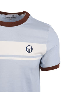 Sergio Tacchini Master T-shirt Celestial Blue/Gardenia/Cappuccino Sergio Tacchini