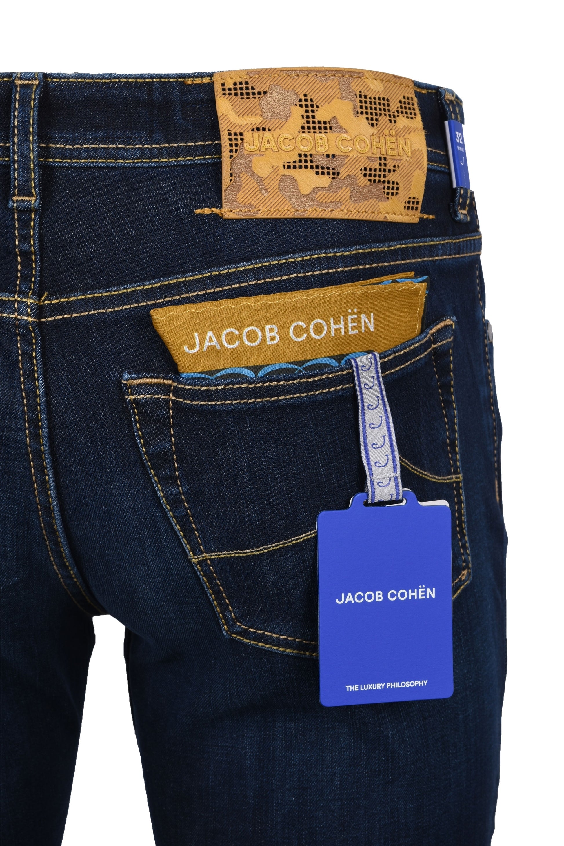 Jeans Jacob Cohen Bard blu denim 33W - Main Image