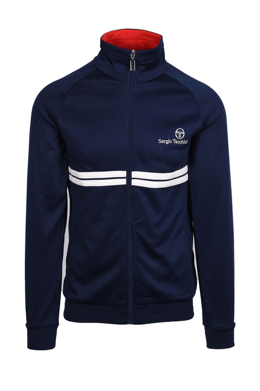Sergio Tacchini New Dallas Track Top Maritime Blue/Adrenaline Rush Sergio Tacchini