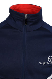 Sergio Tacchini New Dallas Track Top Maritime Blue/Adrenaline Rush Sergio Tacchini