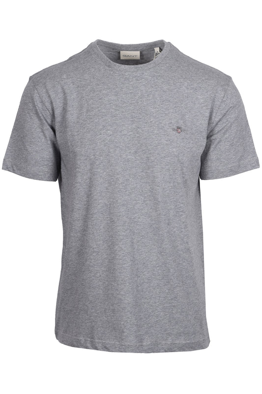 Maglietta Gant Reg Shield Ss Grigio Melange