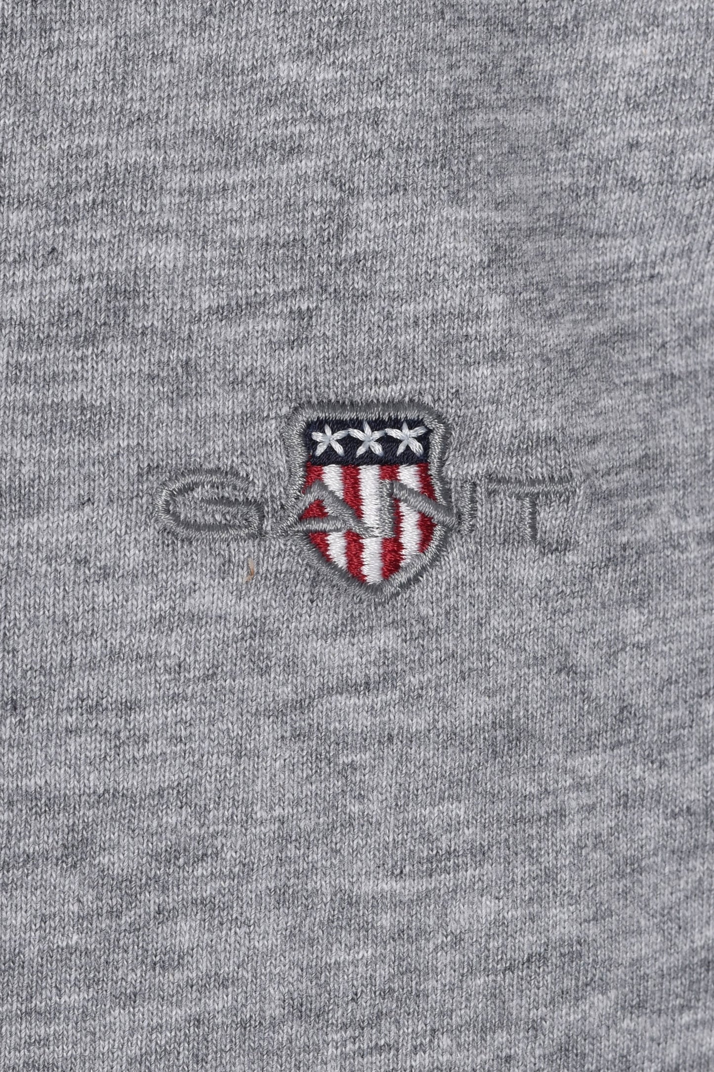 Gant Reg Shield Ss T-shirt Grey Melange