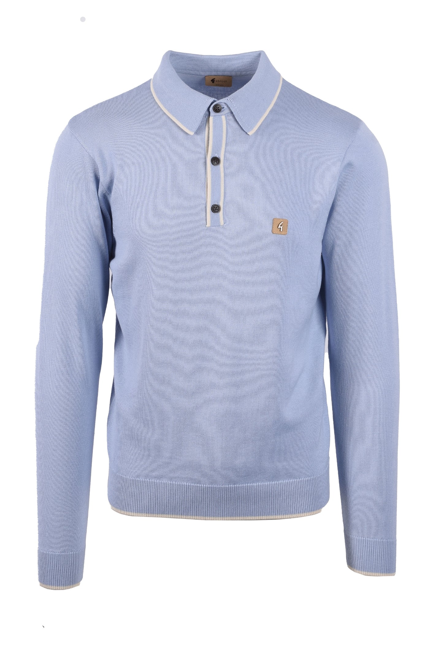 Polo tricoté à manches longues Gabicci Vintage Lineker Dusk