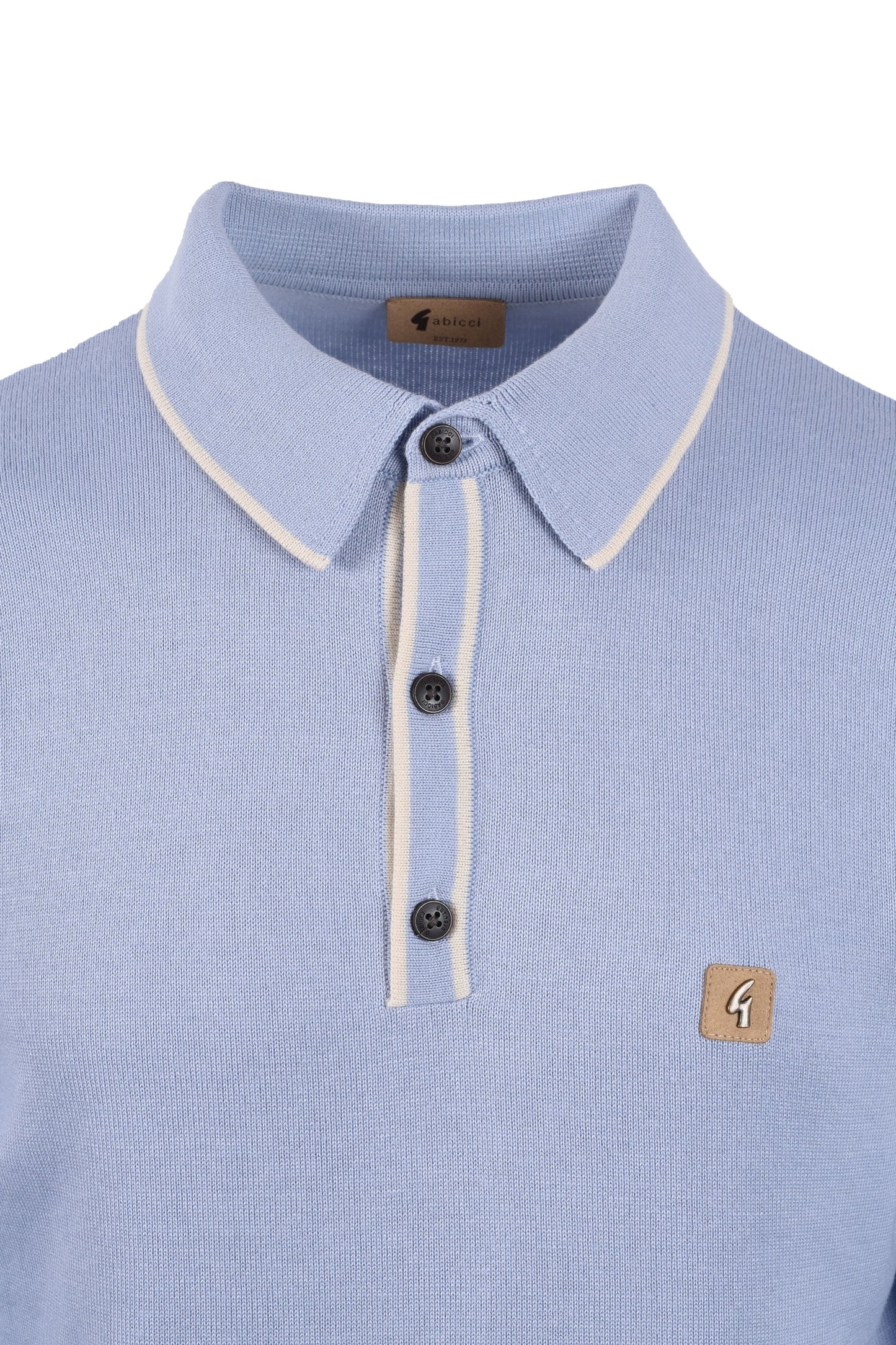 Polo tricoté à manches longues Gabicci Vintage Lineker Dusk