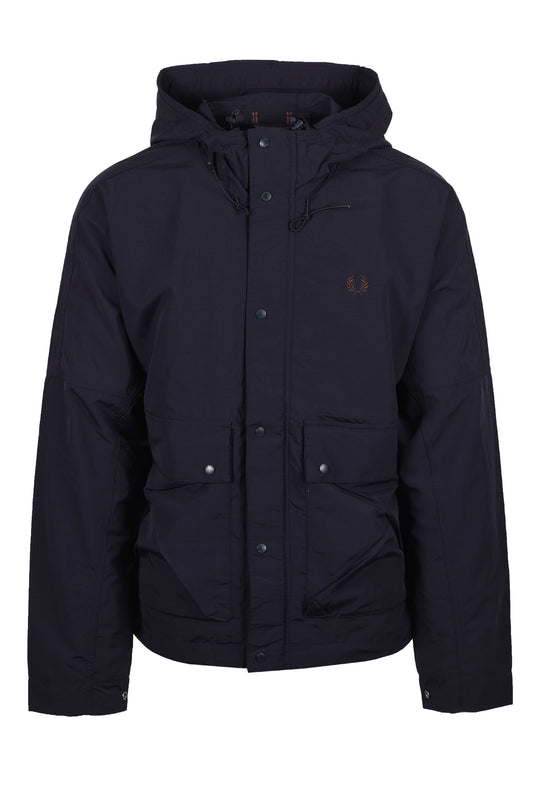 Fred Perry Parka corto da snorkeling blu navy