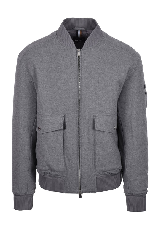 Giacca Boss H-coilin grigio medio