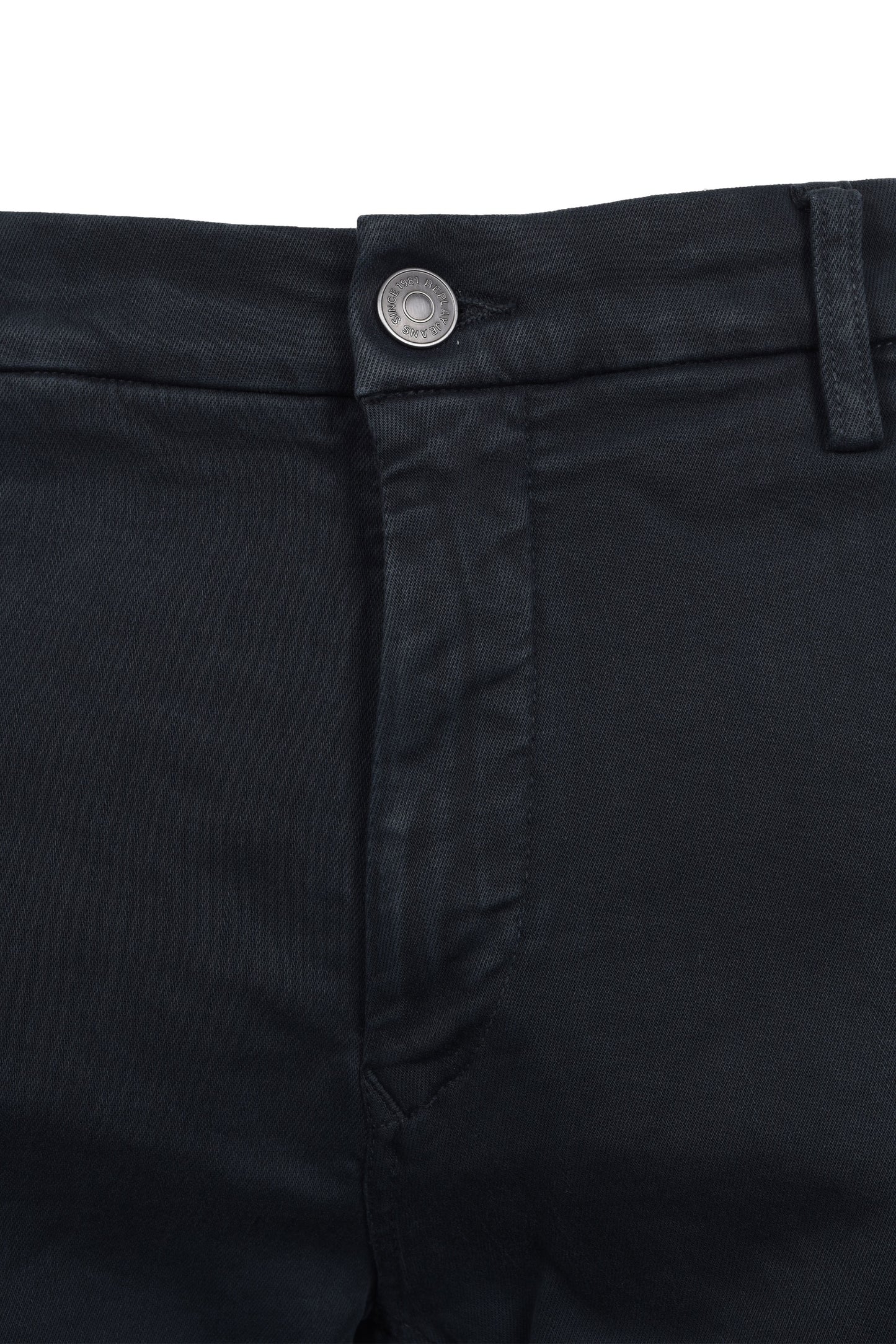 Pantaloni in cotone Benni Replay blu petrolio