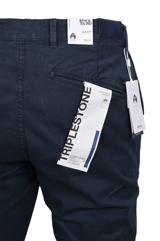 Brax Silvio Slim Chino Blue