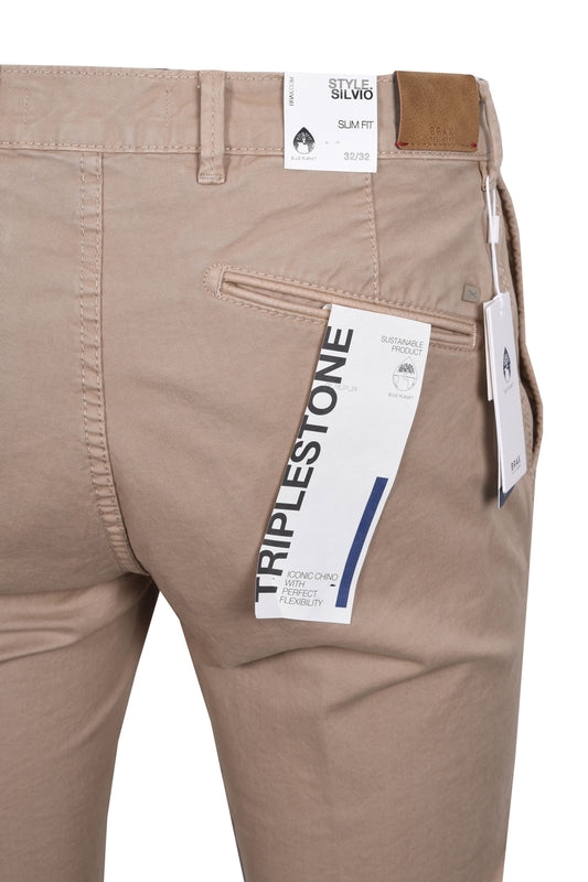 Brax Silvio Slim Chino Stone