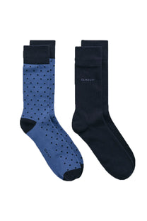 Gant 2 Pack Socks Vintage Blue Gant