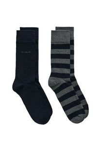 Gant 2 Pack Socks Charcoal Melange Gant