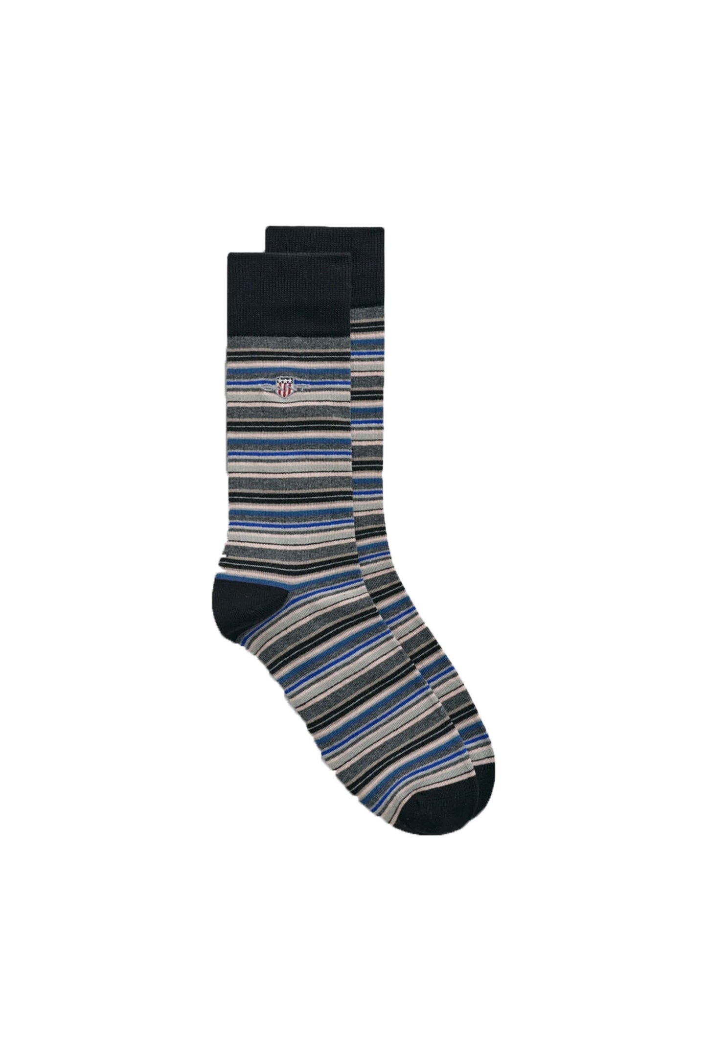Gant Shield Multistripe Socks Black