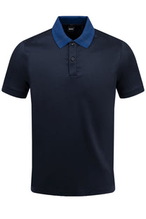 Boss H-phillipson 117 Polo Shirt Dark Blue BOSS Black