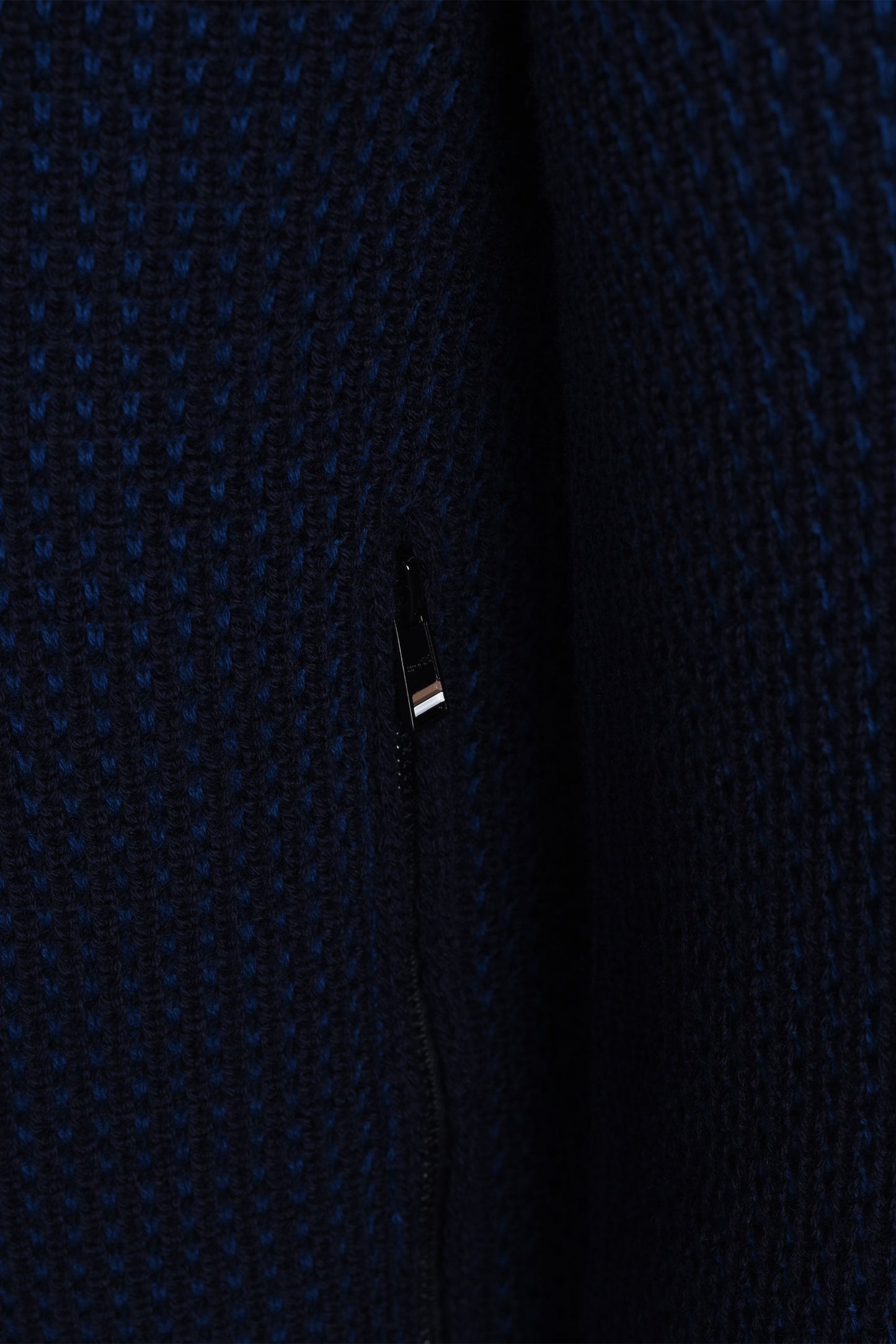 Boss H-emabeo Full Zip Maglieria Blu Scuro