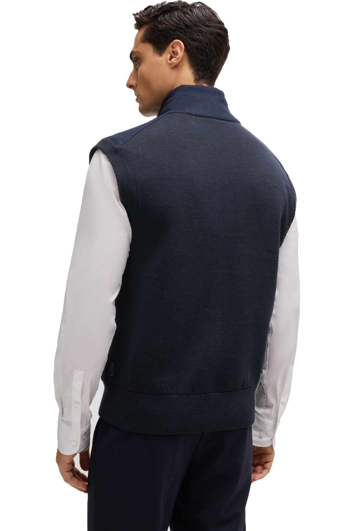 Boss P-eflanolo Gilet Blu Scuro