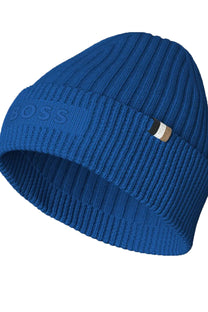 Boss Black Magico_r_beanie Hat Bright Blue BOSS Black