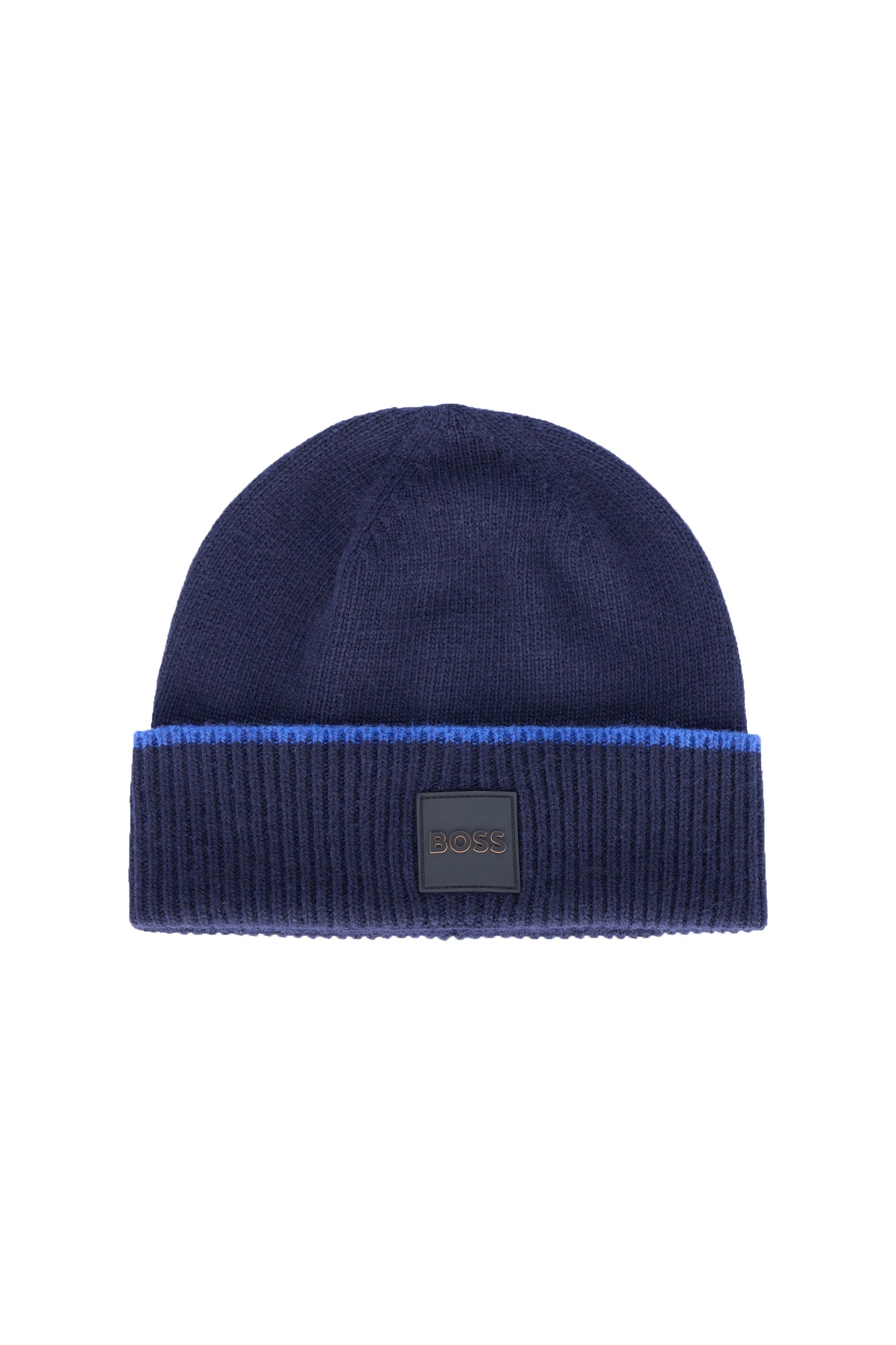 Boss Armato_sciarpa e cappello set blu scuro