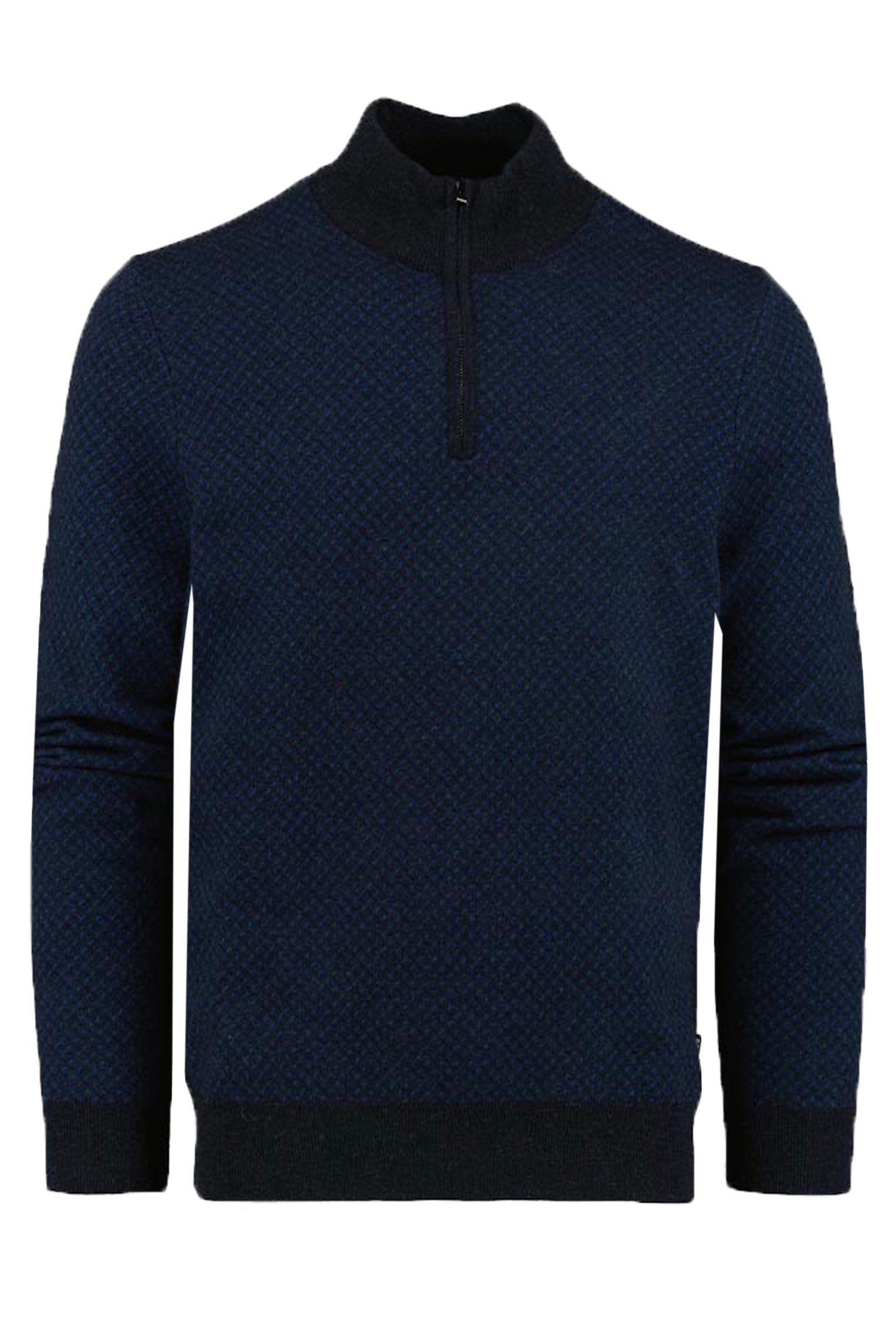 Boss H-eltorino Half Zip Maglieria Blu Scuro