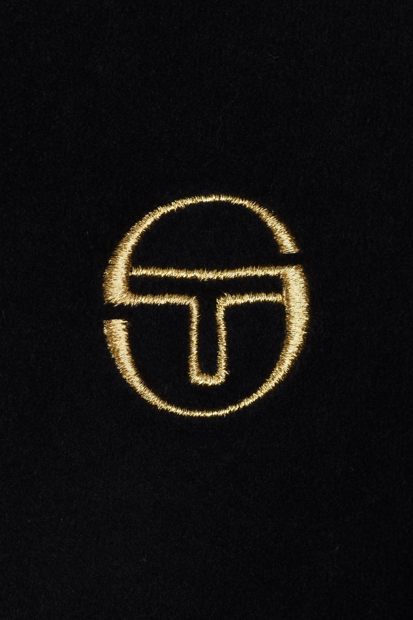 Sergio Tacchini Court Velour Track Top Black