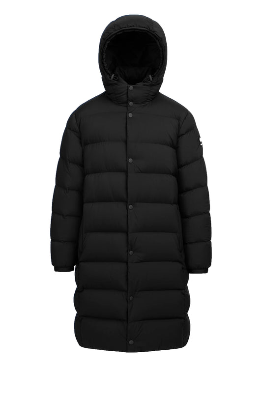 Sandbanks Panorama Long Puffer Jacket Black