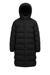 Sandbanks Panorama Long Puffer Jacket Black Sandbanks