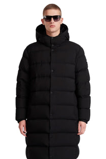 Sandbanks Panorama Long Puffer Jacket Black Sandbanks
