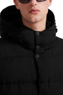 Sandbanks Panorama Long Puffer Jacket Black Sandbanks
