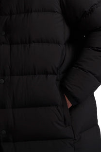 Sandbanks Panorama Long Puffer Jacket Black Sandbanks