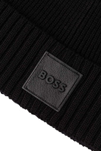 Boss Black Flavio Beanie Hat Black Boss Black